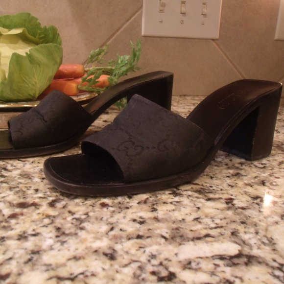 gucci square toe mule